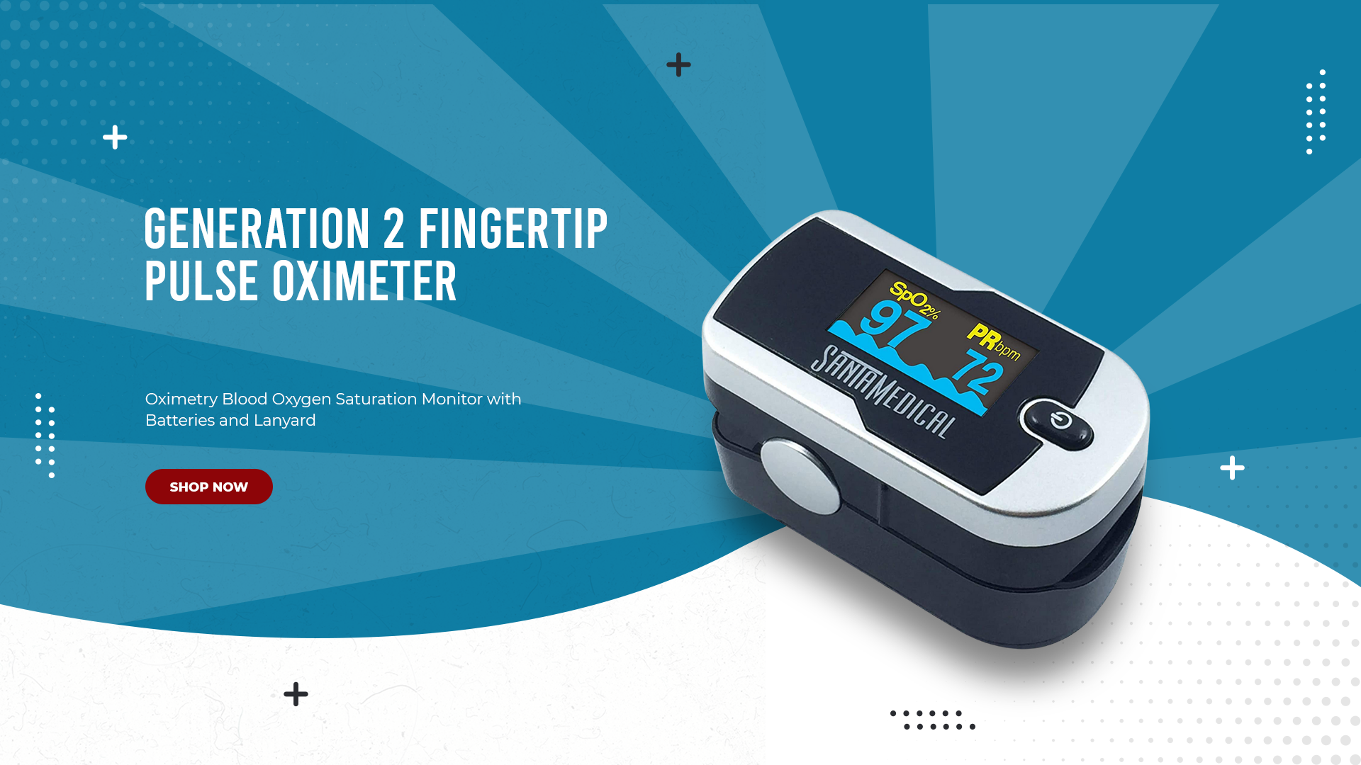 Generation 2 Fingertip Pulse Oximeter