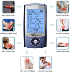 MEDVICE Rechargeable Tens Unit Muscle Stimulator