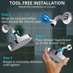 Gurin's High Pressure Shower Head/Luxury Showerhead