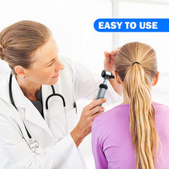 Gurin GD-OTO-110 Professional Otoscope With Zippered Leather Case