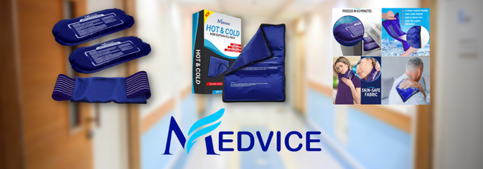 Ice Wrap and Ice Pack products for injury rehabilitation