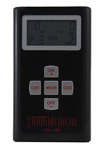 Santamedical Dual Channel TENS Unit/EMS Unit Electrotherapy Pain Relief Device
