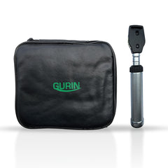 Gurin GD-OPTO-110 Professional Otoscope / Ophthalmoscope Diagnostic Instrument Set with Zippered Leather case