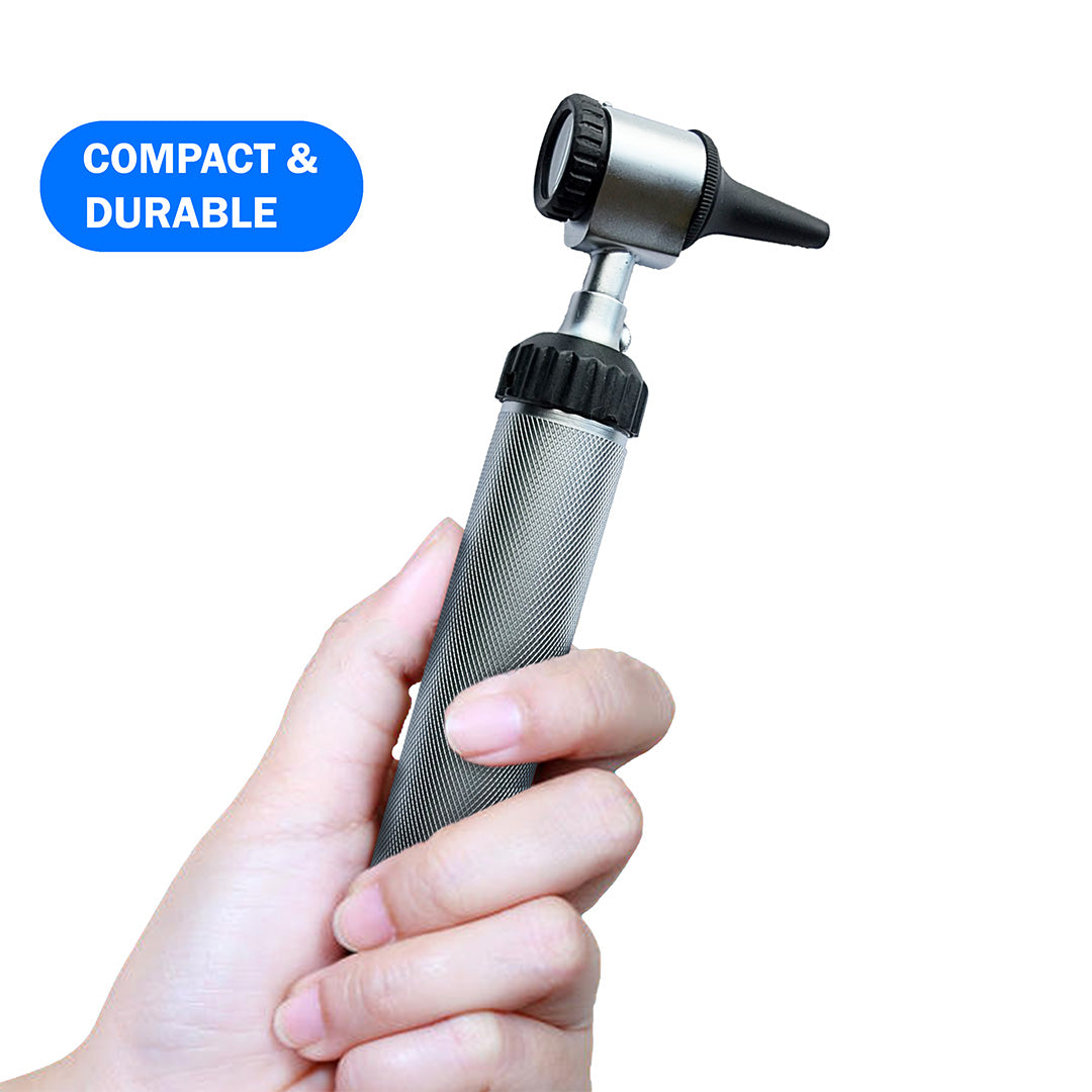 Gurin GD-OTO-110 Professional Otoscope With Zippered Leather Case