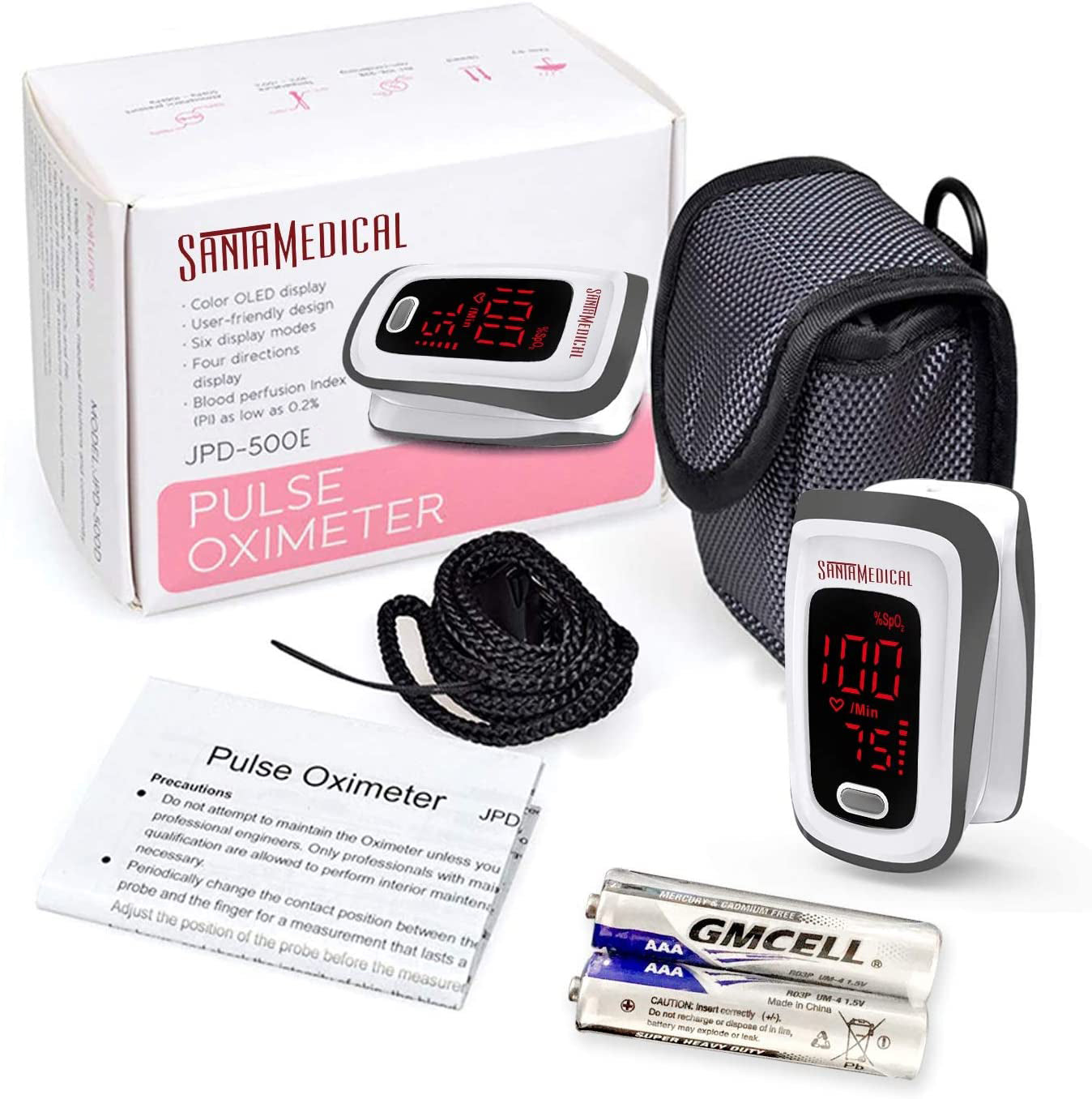 Pulse Oxieter Fingertip, Digital Blood Oxygen Saturation onitor for Heart Rate onitor and Pulse Oxieter Fingertip, Digital Blood Oxygen Saturation onitor for Heart Rate onitor and